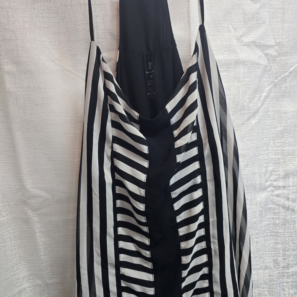 New York & Company Black And White Tank